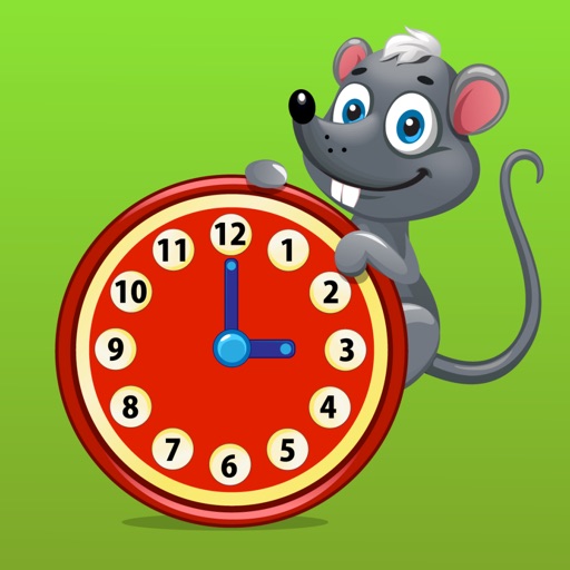 Kids Learn to Tell Time: What Does the Clock Say? Icon