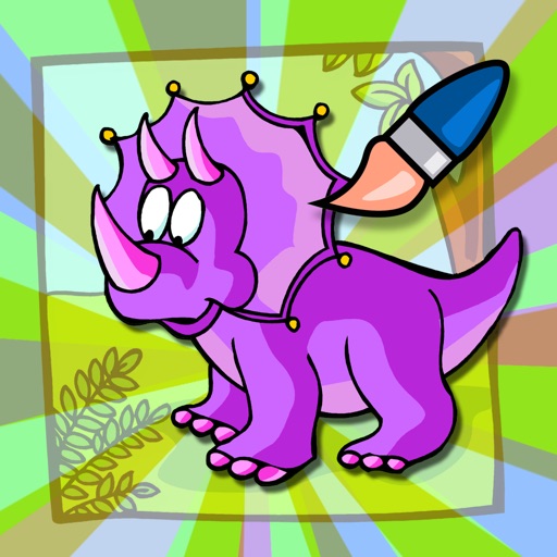 My Dino Coloring Book For Kids And Toddler Game iOS App