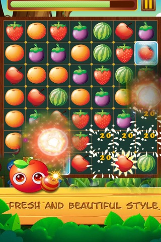 Fruit Star Crush Mania - Match Free screenshot 3