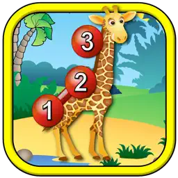 Kids Animal Connect the Dots Puzzles - educational dot to dot numeracy game for preschool children app icon