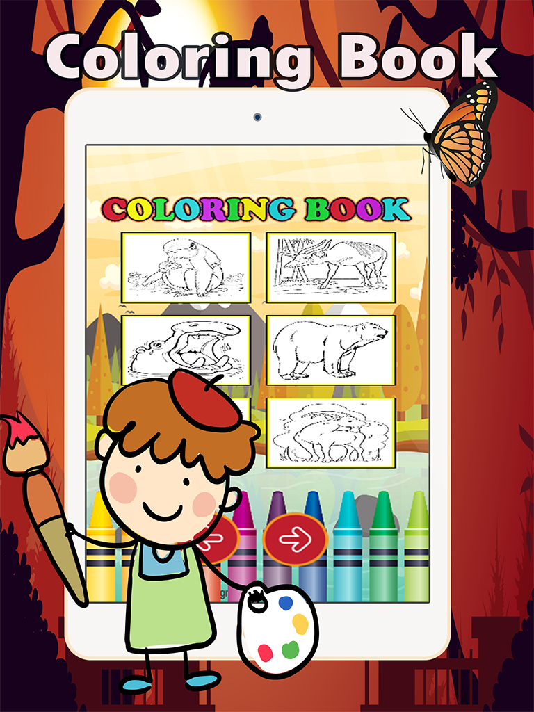 Preschool Coloring Book: coloring pages games free for toddlers and kids screenshot 8