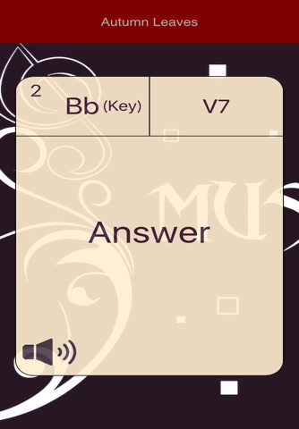 Autumn - JazzCard4  Learns a chord progression of standard number!! screenshot 3
