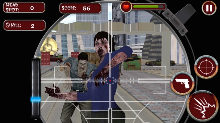 Dead City Zombie Frontier Shooting screenshot-3