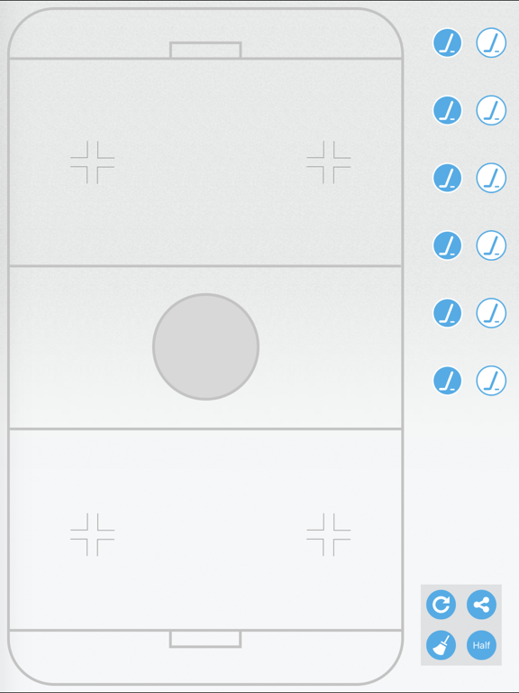 Hockey Tactic Lite iPad screenshot