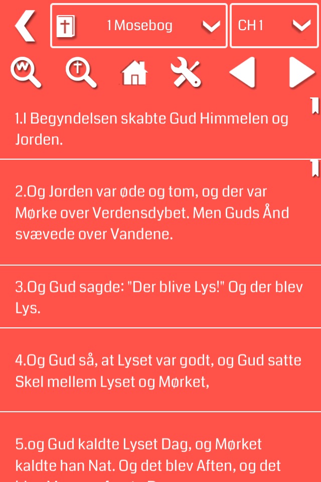 Danish Bible Offine screenshot 2