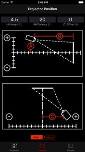 ProjectorCalc screenshot #2 for iPhone