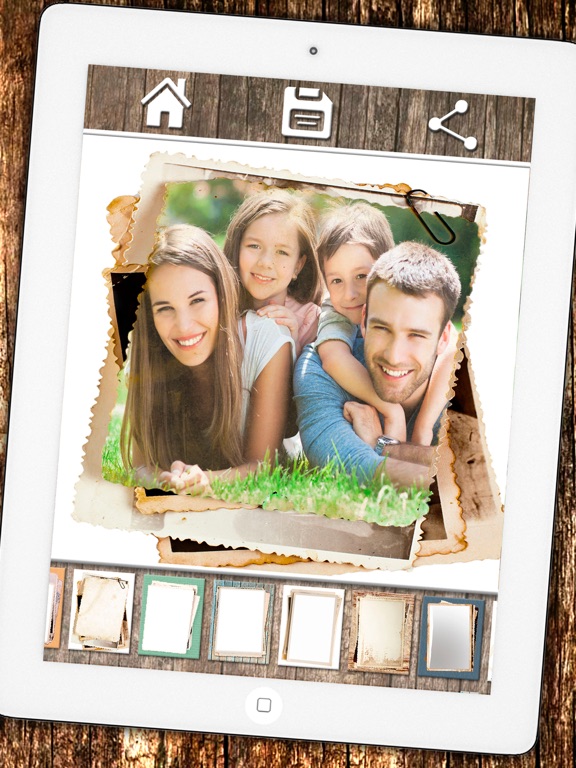 Vintage photo frames - Photo editor for framing and create profiles iPad screenshot 3 - Photo & Video app