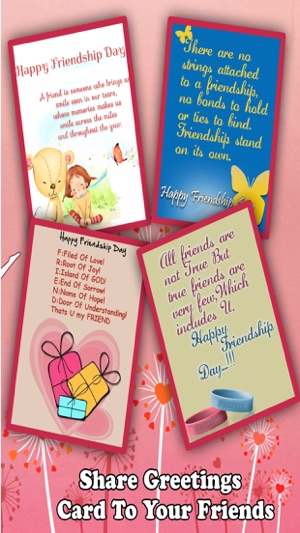 Happy Friendship Day - Free Greetings And Cards(圖2)-速報App
