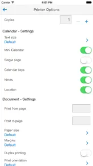 calprint for iphone iPhone Captures Décran 2