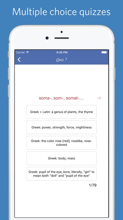 Medical roots, prefixes and suffixes screenshot-3