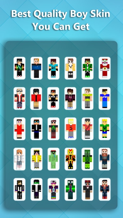 Best Boy Skins - Texture collection for MineCraft Pocket Editionのおすすめ画像2