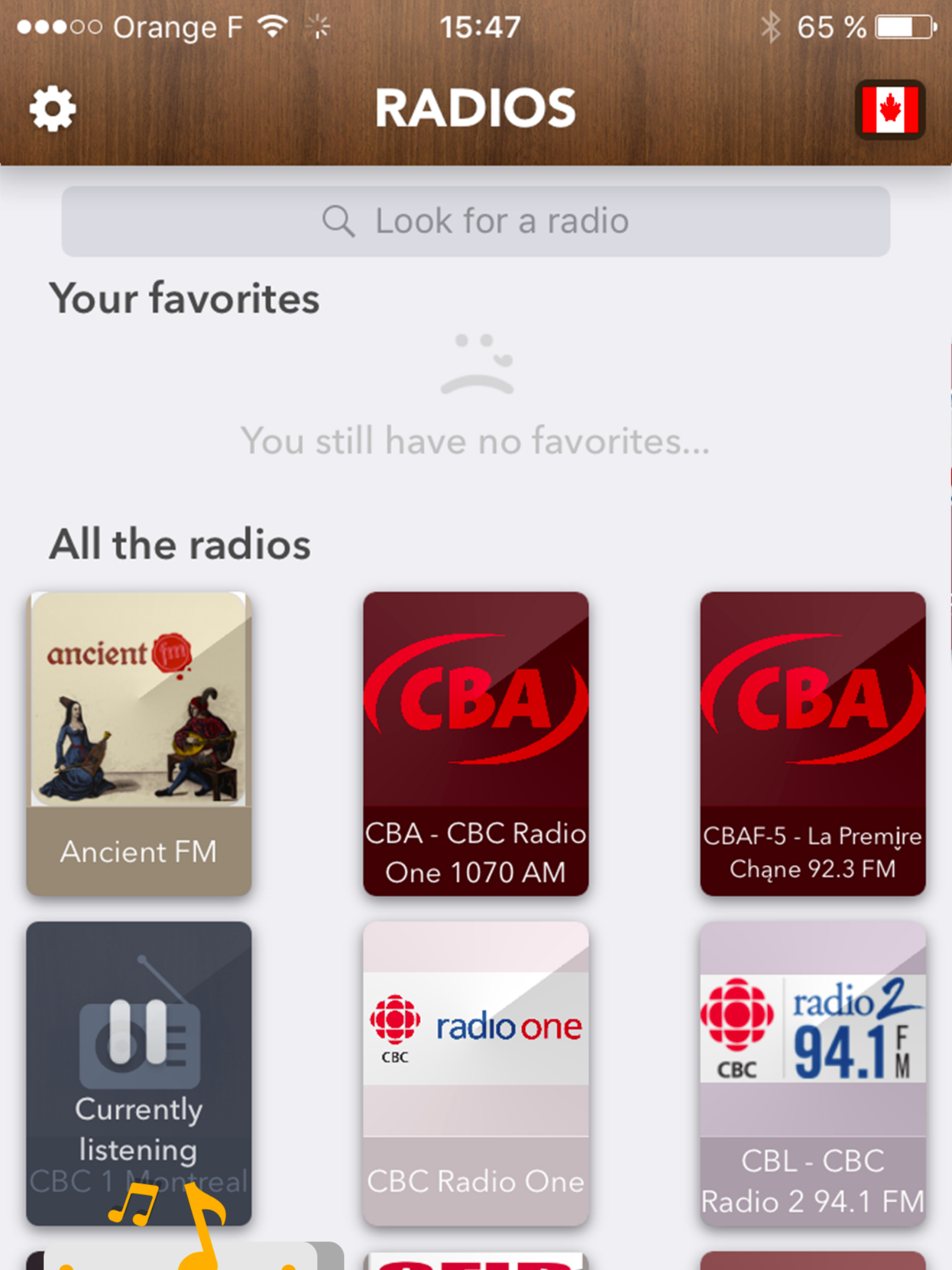 Canadian Radio - access all Radios in Canada FREE! screenshot 6