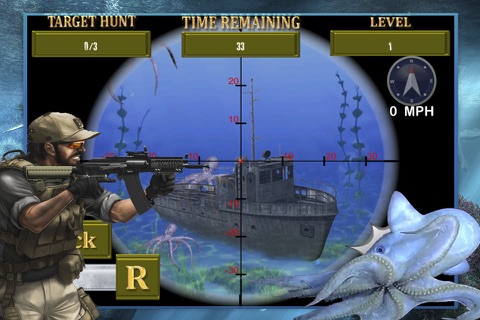 Dangerous  Sea Monster Hunter : Hunt Giant Octopus screenshot 2