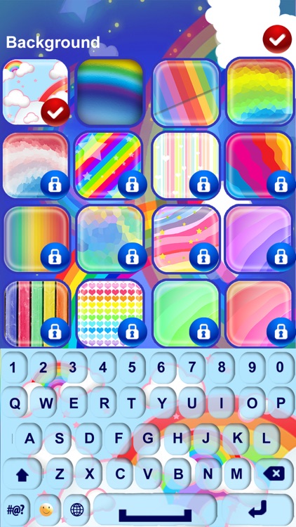 Rainbow Color Keyboard – Design and Customize Fashionable Look screenshot-3
