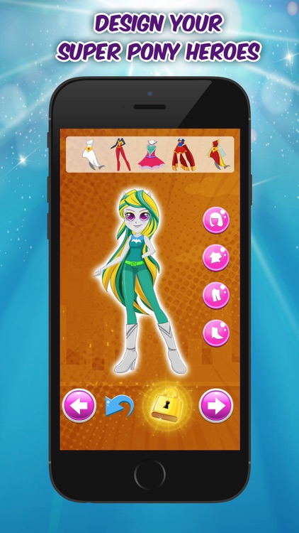 My Pony Heroes - Ever After Little Bratz Girl Big DressUp Games screenshot-3
