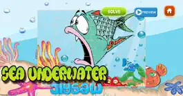 Game screenshot Sea Underwater Animals Jigsaw Puzzles for Kids Girls And Boys Toddler Learning Games apk