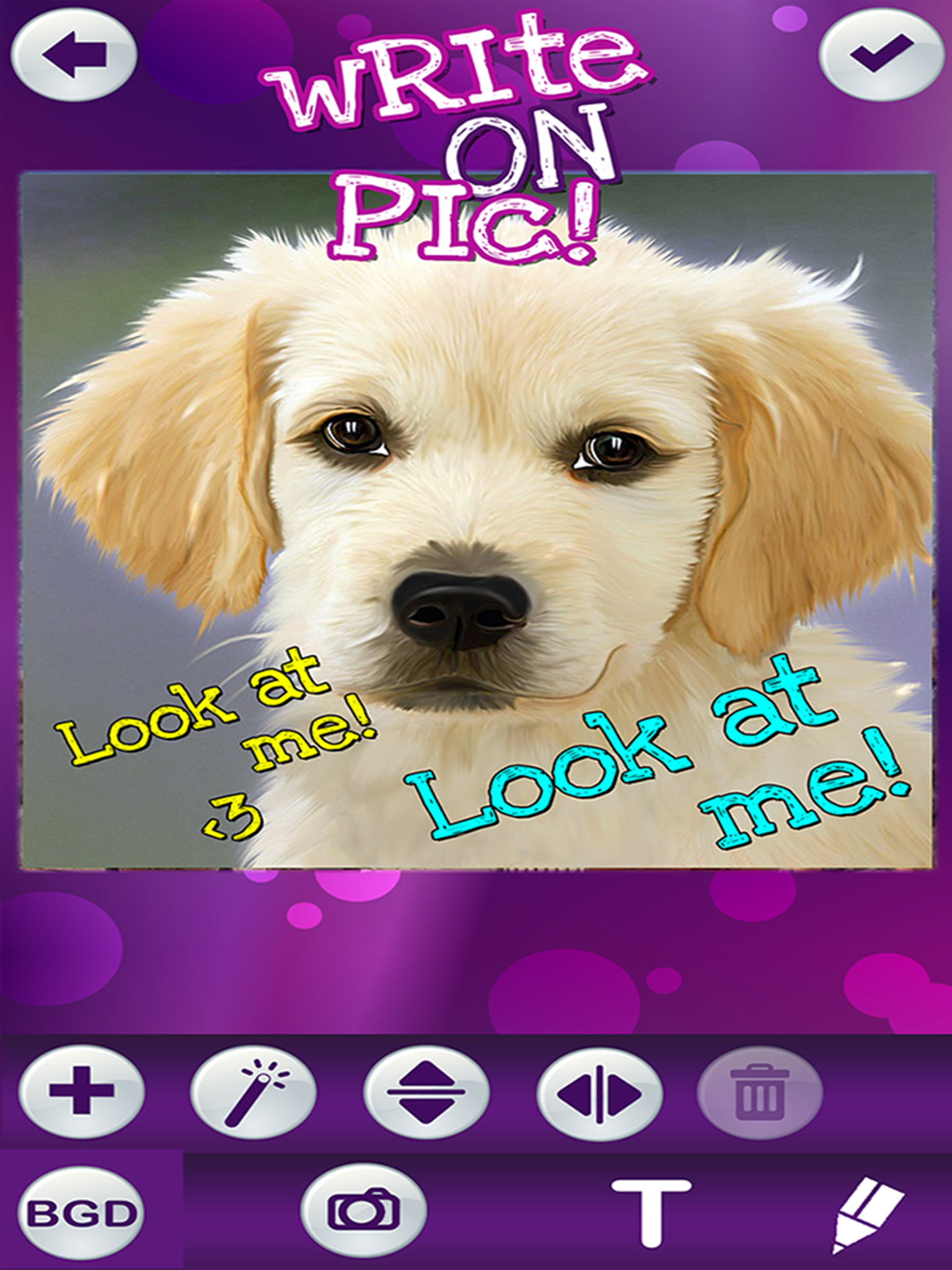 Write on Pics Free Photo Studio Editor – Add Text and Caption.s over your Favorite Picture.s