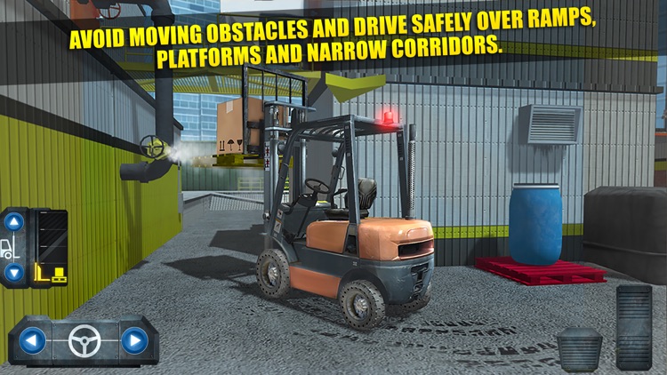 Fork Lift Truck Driving Simulator Real Extreme Car Parking Run