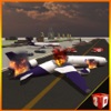 飛行機事故の救助 - 消防車両運転ゲーム