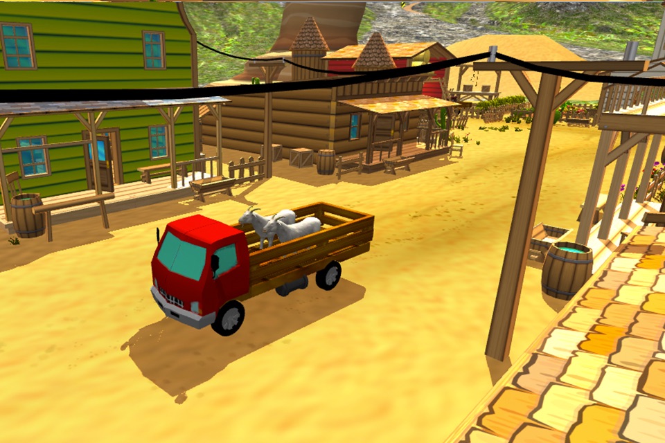 Off Road Animals Transport Truck Farming simulator screenshot 3