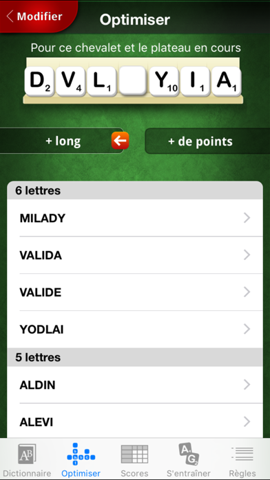 L’Officiel du SCRABBLE Dictionnaire Screenshot 4