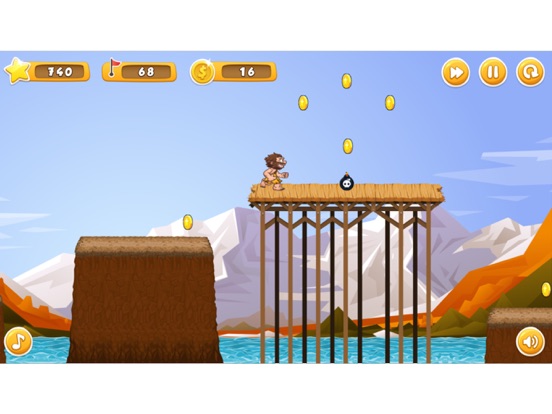 Caveman Run and Jump - Endless Running And Jumping iPad screenshot