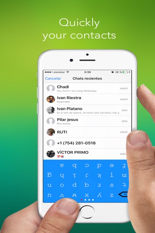 Keyboard Reverse for WhatsApp, Message, Mail and others, Free screenshot 3