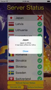 Server Status For Pokémon GO screenshot #2 for iPhone