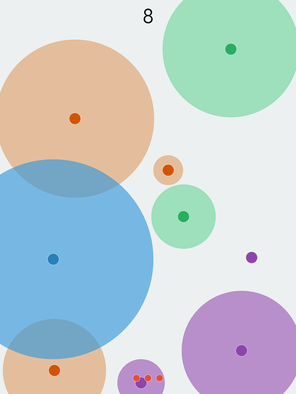Screenshot #5 pour Color Dots - a minimalist arcade game