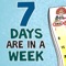 Children can practice to learn days of week with beautiful flash cards