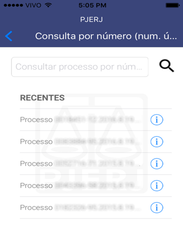 Screenshot #4 pour PJERJ - Consulta Processual