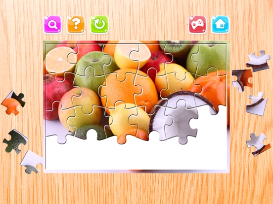 Food Puzzle for Adults Fruit Jigsaw Puzzles Games iPad screenshot