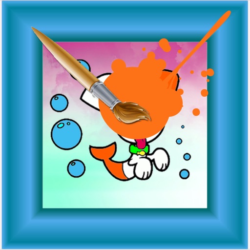 Color For Kid Paint Bubble guppies Version iOS App