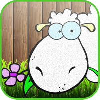 Kecil Sheep Farm Buku Mewarnai  Warna halaman Anda dan Paint Hewan dari Farm Menggambar dan Lukisan Game untuk Anak