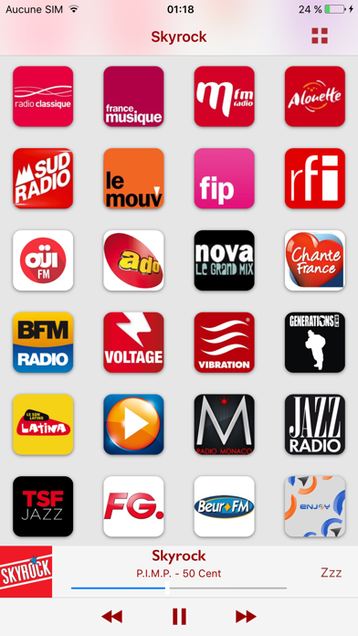 Screenshot #2 pour Radios France: Top Radios