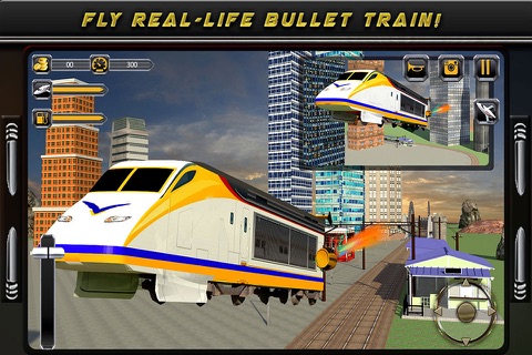 Flying Bullet Train Simulator screenshot 3