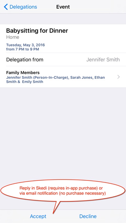 Skedi ~ Family Calendar screenshot-4