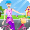 莉比公主的自行车事故 -修理自行车(欢乐盒子)，装扮沙龙，儿童小游戏大全免费