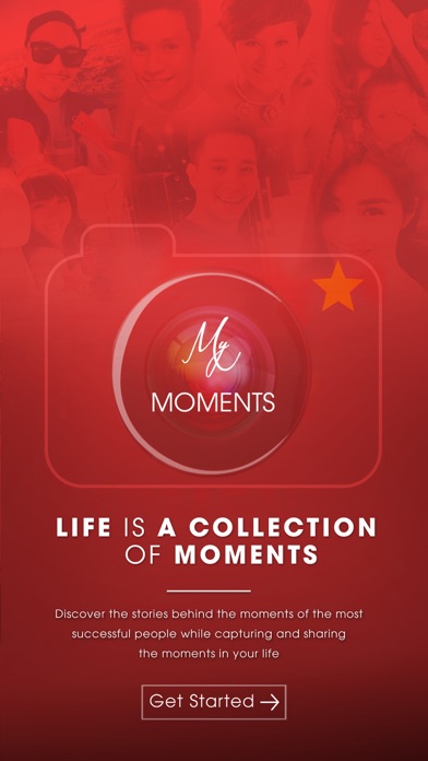 My Moments app screenshot