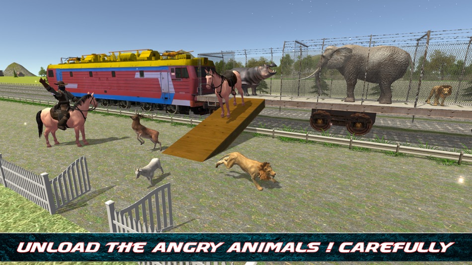 #3. Angry Animals Train Transport 2016 (iOS) Podle: Amjad Islam