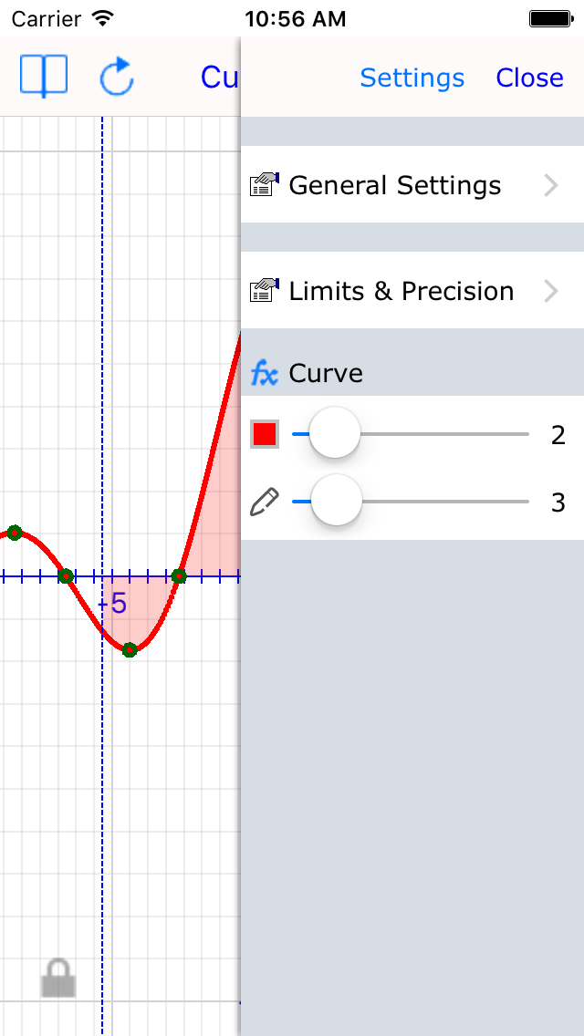 Curve Plot Graph Calc Lite