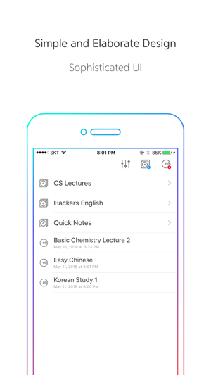 ‎VONO for Lecture Recording and Lecture Notes Screenshot