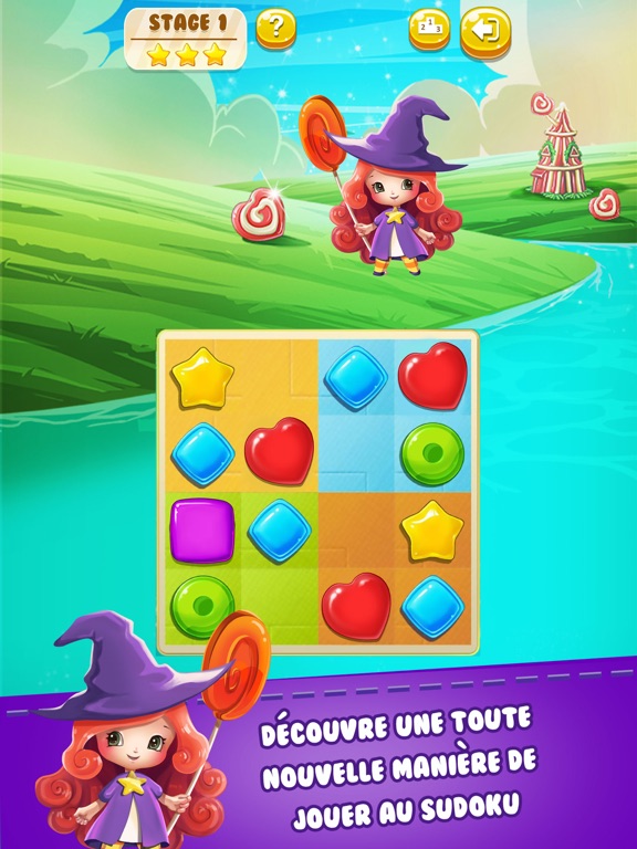 Screenshot #4 pour Sudoku Candy Witch: Mind Puzzles & Patterns Solver