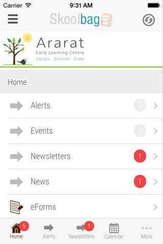 Ararat Child Care Centre - Skoolbag screenshot 2