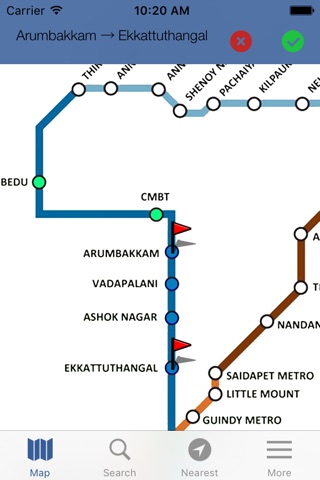 Chennai MetroMap screenshot 2