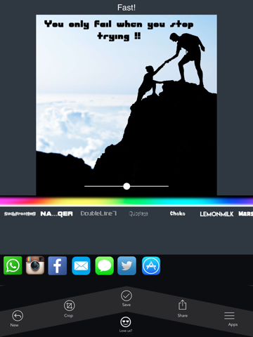 Screenshot #5 for Fast - text on photos