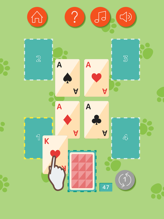 Screenshot #4 pour Kitty In The Corner - It is a unique card game