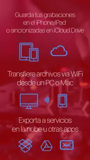 grabadora de voz audiologic iphone capturas de pantalla 4