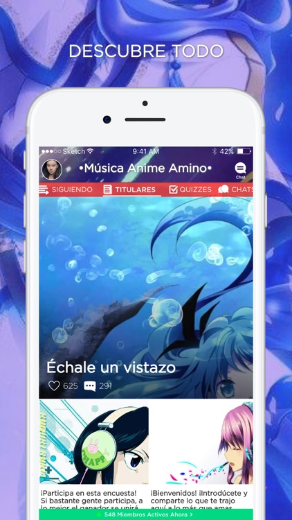 Amino para Música Anime
