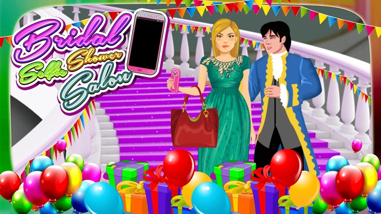 Bridal Shower Selfie Salon - Makeover & dress up game fun for wedding party